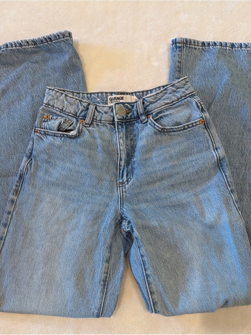 Garage Light Blue wide Leg Women's Jeans